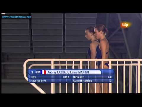 Women 10 m platform synchro Final, Diving, European Aquatics Championships Eindhoven 2012 (2/5)