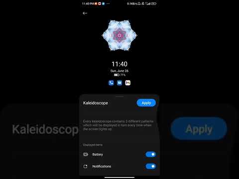 Always on Display POCO F2 Pro MIUI 13