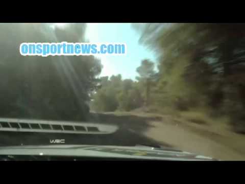 onsportnews.com - Sebastien Ogier Onboard Qualifying Acropolis Rally 2013