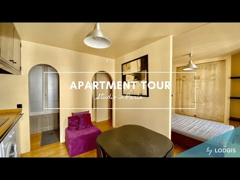 Apartment Tour // Furnished  23.5m2 in Paris – Ref : 11116629