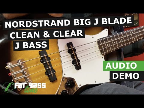 Nordstrand Big J Blade (Clean & Clear) Jazz Bass® Pickup Set Demo