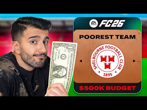 I Rebuild The POOREST Team On FC 26!
