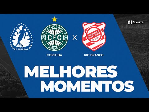 Gols e lances de Coritiba x Rio Branco-PR