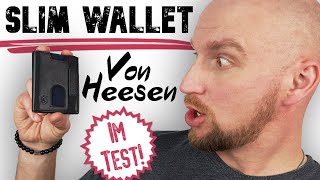 Von Heesen Slim Wallet Test ► Schlanke Geldbörse auf dem Prüfstand! ✅ | Wunschgetreu
