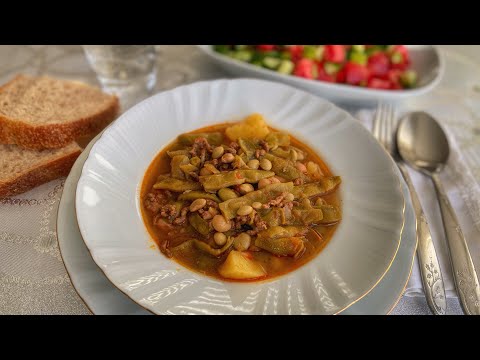 , title : 'Turkish Style Green Beans Stew "Etli Taze Fasülye"'