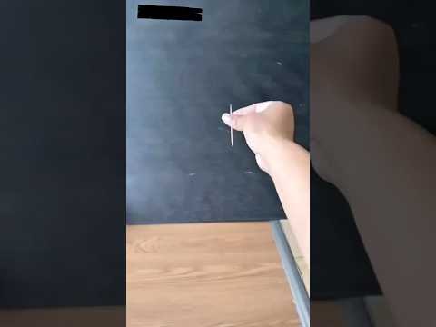 How to throw a toothpick? New toothpick throwing trick | Secret ninja weapon: Toothpick arrow shot
