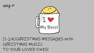 Christmas message and wishes to boss