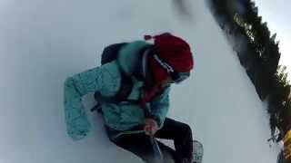 preview picture of video 'Poiana Brasov Snowboarding 2015 - Crashing and Fails'