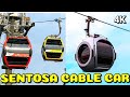 Singapore Sentosa Island Cable Car Ride Stunning Aerial Views With Cable Car