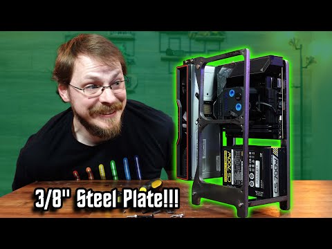 Custom Solid Steel ITX Case - My most INSANE build yet!!!