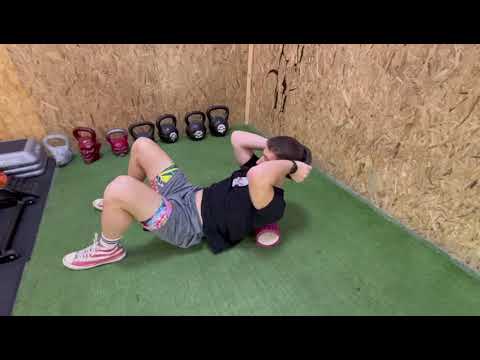 Extension Toracica con Foam Roll + Disco