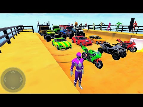 Mega Ramp Car Racing 3D - impossible Car Stunts Racing Simulator 2024 - Android Gameplay