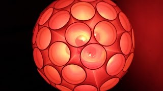 Best DIY home decor : How to make light ball at home I  Creative Diaries