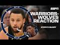 Warriors REACTION Up To The WOLVES TO CAPITALIZE Off Steph Curry S Injury McNutt Get Up