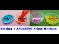 Salt Slime Sugar Slime Baking Slime Vs Borax Slime