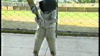 preview picture of video 'Shubhang Raj  Batting in corridoor during India V/s New Zealand Match in Green Park stadium,kanpur.'