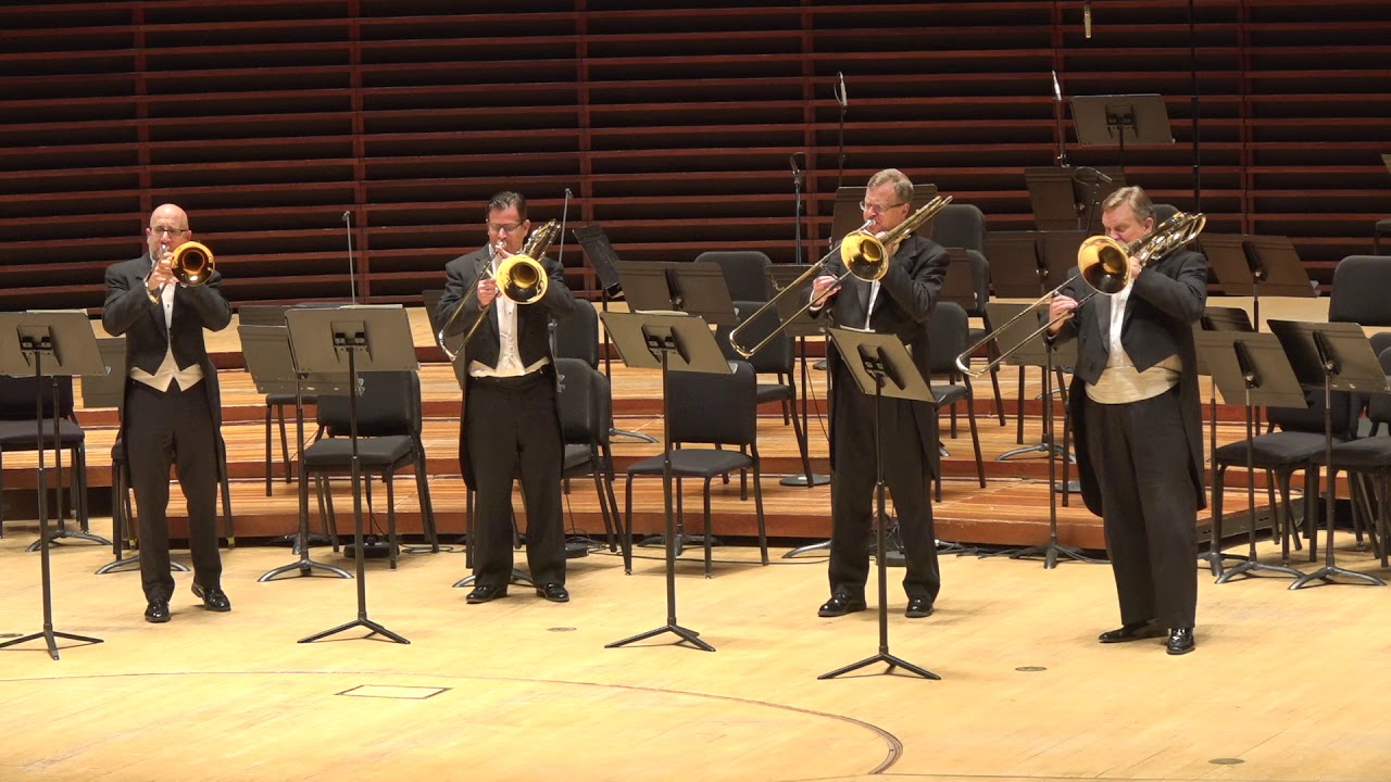 The Philadelphia Orchestra's Trombone Section Perform Beethoven's Three Equali - YouTube