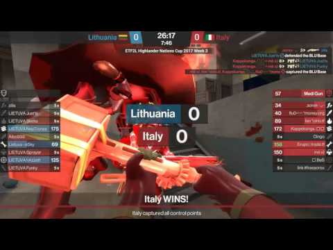 ETF2L Highlander Nations Cup #5 Week 3: Italy vs. Lithuania