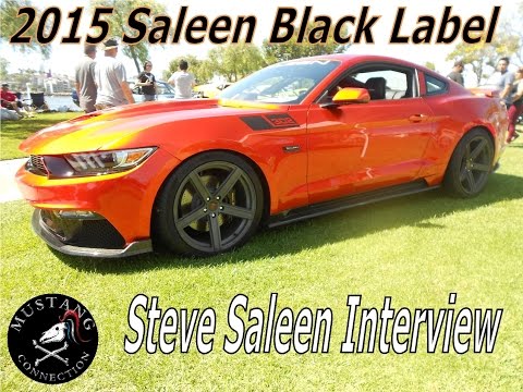 2015 Saleen Black Label Mustang Steve Saleen Interview Ponies at the Pike 2015.  Mustang Connection