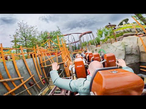 TOUTATIS Intamin Multi-Launch, Back Row POV - Parc Astérix