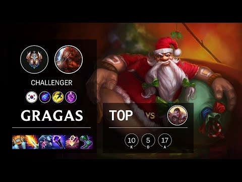 Gragas Top vs Jayce - KR Challenger Patch 10.25