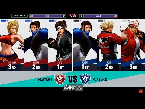 Bread and Butter 26 Losers Finals - nile Vs. Tao - The King of Fighters XV