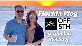 Our Trip to Naples, Florida! Window Shopping at Saks Off Fifth! Thrift Finds!