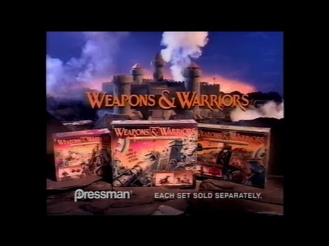 Weapons & Warriors Castle Combat Set (Pressman) TV Commercial - 1994