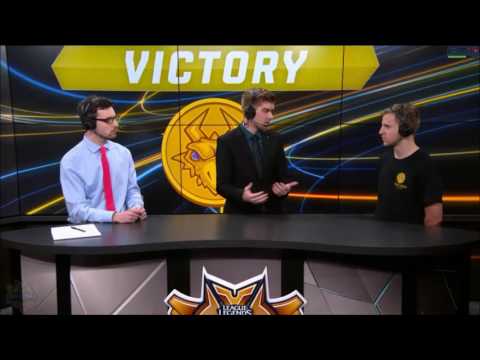 Gold Coin United vs. Tempo Storm-Solo Talks about win-League of legends(challenger series)
