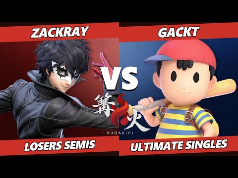 Kagaribi 6 Losers Semis - Gackt (Ness) Vs. Zackray (Joker) SSBU Ultimate Tournament