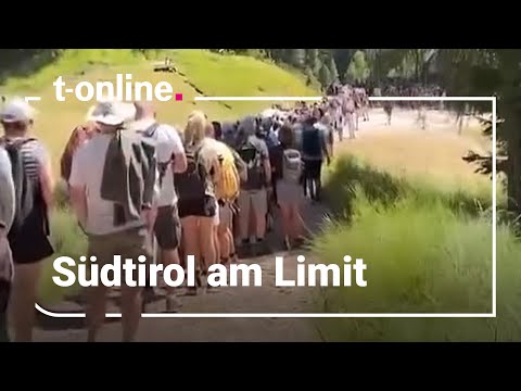 South Tyrol's mountains: Video shows massive rush to the Seceda