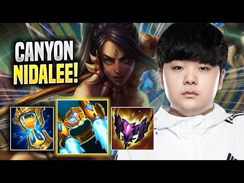 CANYON IS A GOD WITH NIDALEE! - DK Canyon Plays Nidalee JUNGLE vs Graves! | Season 2022