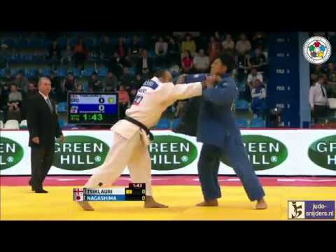 Judo 2013 World Masters Tyumen: Tsiklauri (GEO) - Nagashima (JPN) [-81kg]