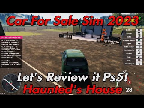Car for Sale Sim 2023 Ps5 Ep 1 Review 1st look!