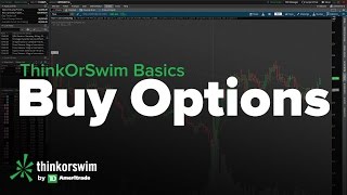 ThinkOrSwim Basics Tutorial - How to Buy Options
