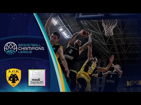AEK v medi Bayreuth - Full Game - Basketball Champions League