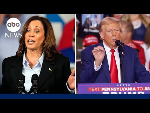 【2024美國大選】決戰日即將來臨！賀錦麗和川普進行最後的拉票行動 (Harris and Trump’s final push for votes)