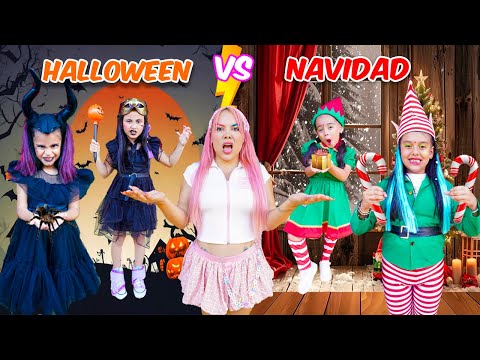 HALLOWEEN VS CHRISTMAS 🎃🎄