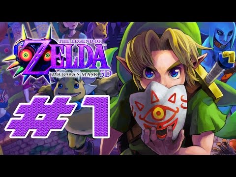The Legend of Zelda Majora's Mask 3D - 100% Walkthrough Part 1 Clock Town [HD]