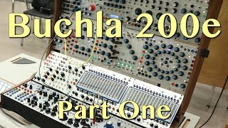 Video thumbnail for The Mighty Buchla 200e Modular Synthesizer Part 1| Tutorial by Under the Big Tree