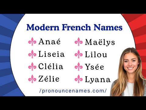 Learn to Pronounce Modern French Names (with Audio & Phonetic Spellings) | Anaé, Maëlys Zélie & More