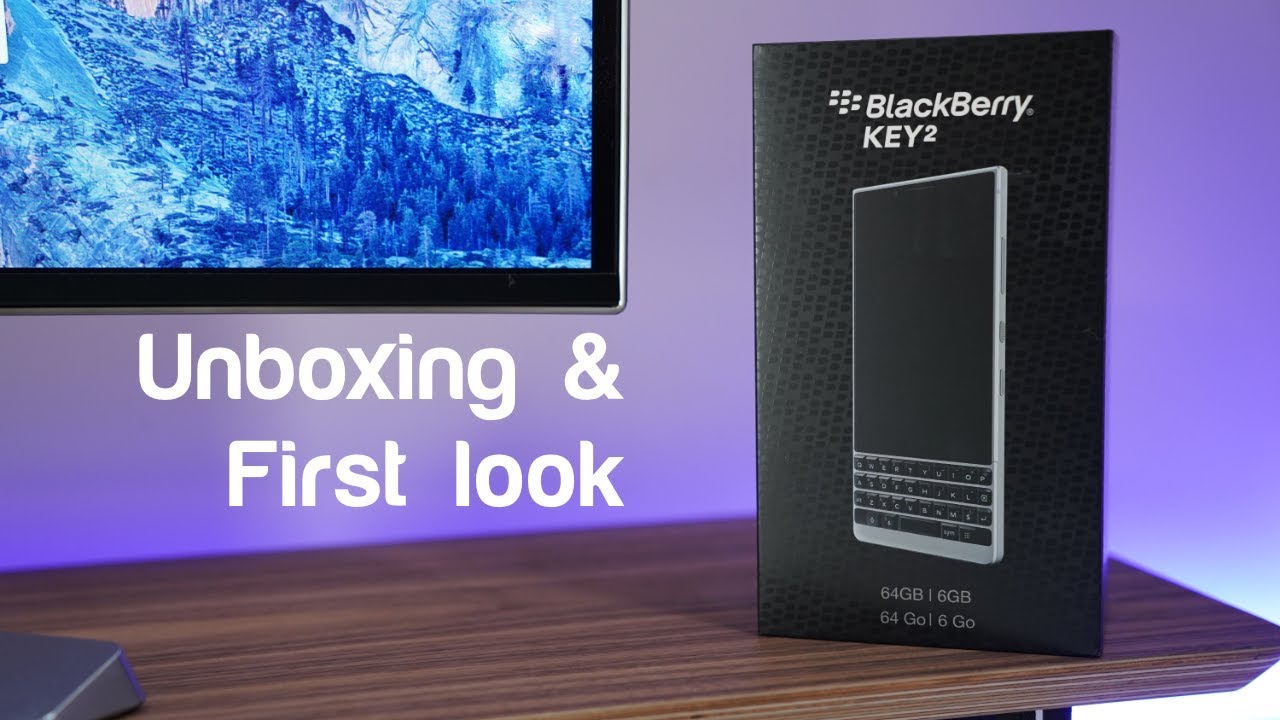 BlackBerry Key2 - Unboxing and First Look