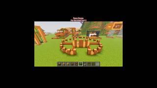Farm House For Survival Part 2 #minecraft #minecraftbuilding #trandingshorts #viralshorts