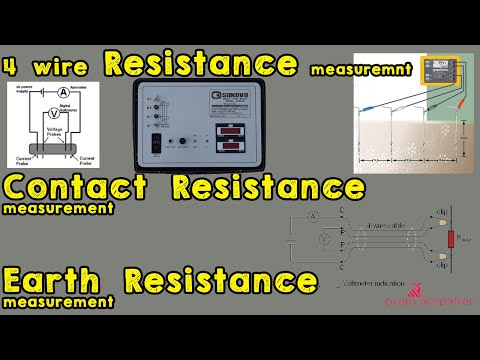 4 wire resistance measurement|earth resistance measurement|Contact Resistance measurement