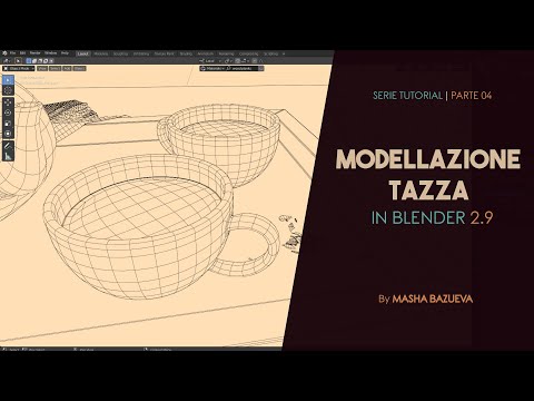 Serie Tutorial per beginners ITA | part04 - Modellazione Tazzina | Popolo di Blender