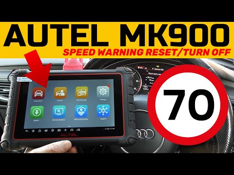 Autel MK900 Turn Off or Change Speed Warning on Dashboard of VW Audi Seat Skoda