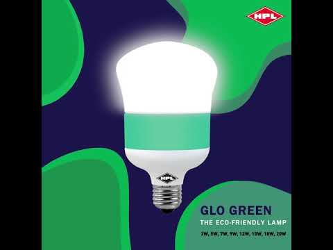 Ceramic 18 W HPL Glo LED Bulb, Cool daylight