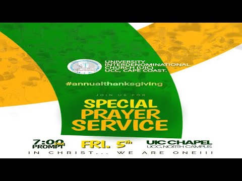 2025 ANNUAL THANKSGIVING || SPECIAL PRAYER SERVICE ||  5th DECEMBER, 2025