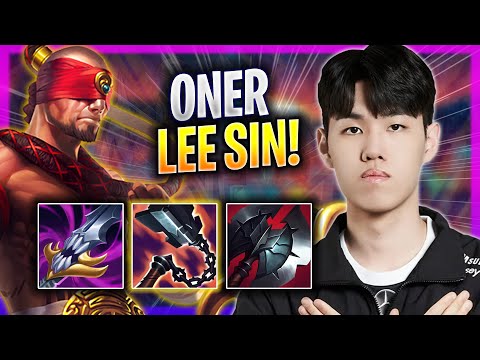 ONER IS A MONSTER WITH LEE SIN! - T1 Oner Plays Lee Sin JUNGLE vs Briar! | Season 2023