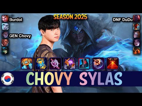 GEN Chovy SYLAS vs ORIANNA Mid - Patch 25.10 KR Ranked | lolrec